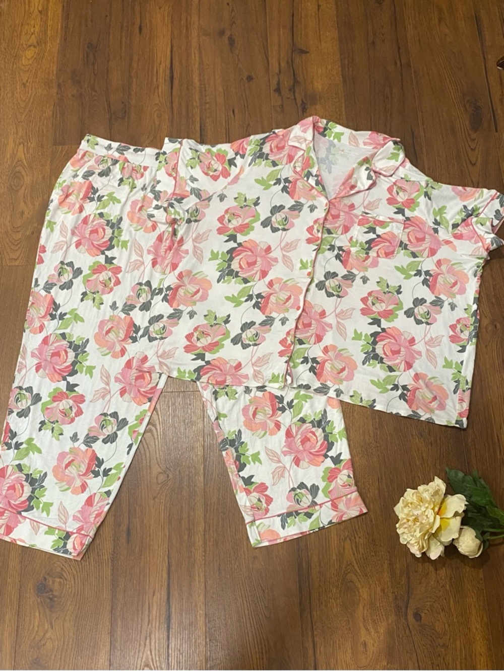 ❄️ Liz Claiborne COOL & CALM Savannah Floral Pajama Set - Picture 9 of 11